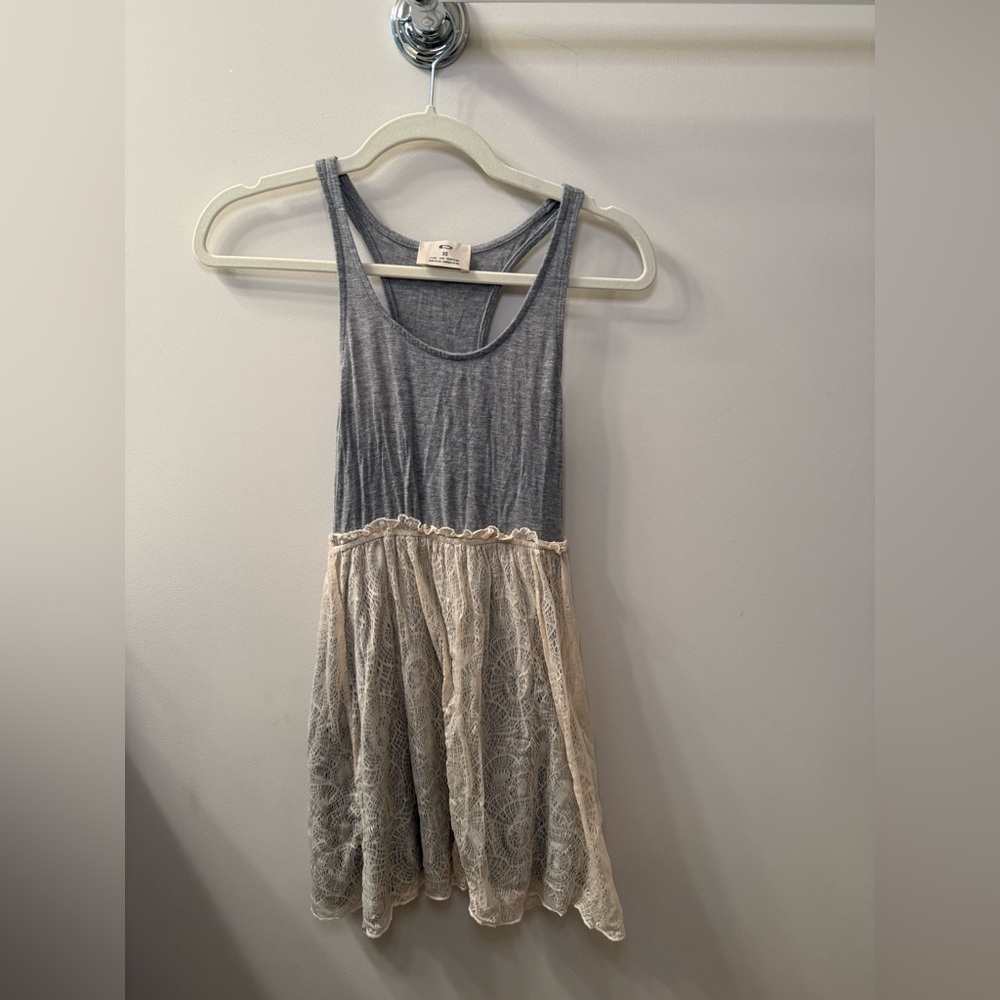 Pins and Needles Lace Overlay Dress (Urban Outfitters) XS